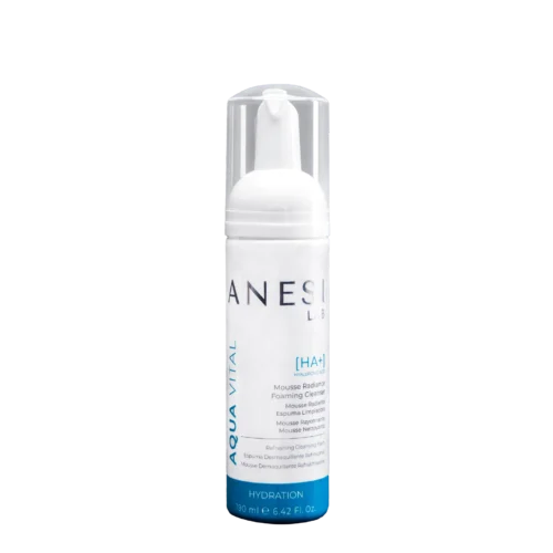 Anesi Lab Aqua Vital Retail Product Mousse Radiance Foaming Cleanser Bottle 190ml