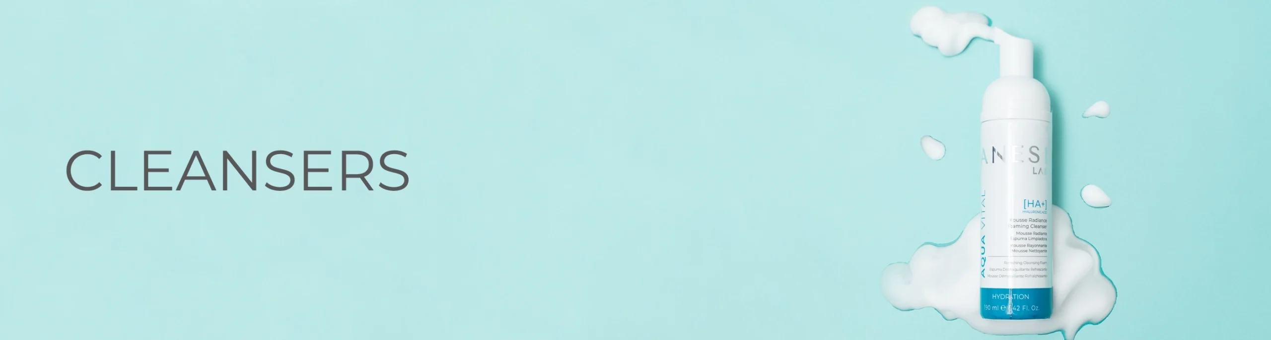 Anesi Lab Banner Category Cleansers