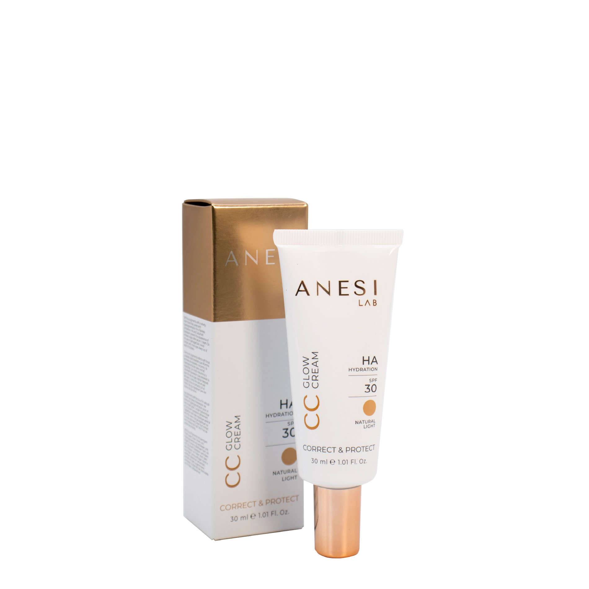 Anesi Lab CC Glow Cream Natural Light y estuche